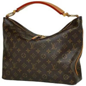 Louis Vuitton Sully Hobo Bag Monogram Brown